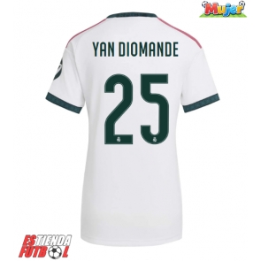 Real Madrid Yan Diomande #25 Primera Equipación Mujer 2026-27 Manga Corta